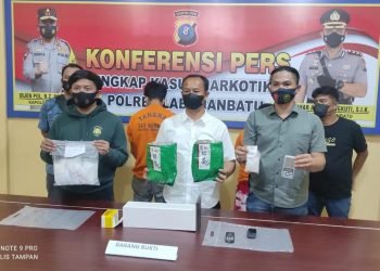 Polres Labuhanbatu Ungkap Perederan Narkotika Di Kota Rantau Prapat