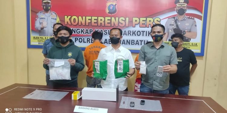 Polres Labuhanbatu Ungkap Perederan Narkotika Di Kota Rantau Prapat
