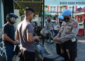 Operasi Penegakan Ketertiban dan Disiplin Anggota Polda Kepri oleh Bidang Propram Polda Kepri