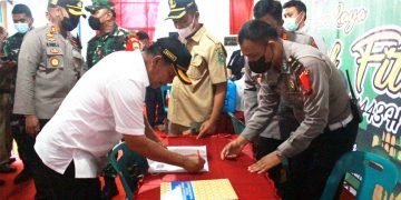 Tandatangani Serah Terima Pengelolahan Pantai Bebas, Bupati Simalungun: “Ini sangat baik untuk kita semua”