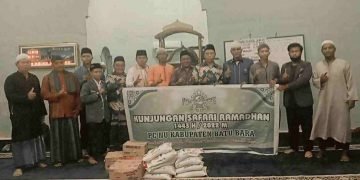 Tim Safari Ramadhan PC. Nahdlatul Ulama Batu Bara Disambut Antusias Warga Bandar Rahmat