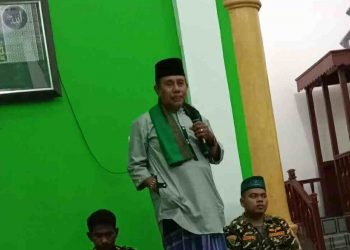 Berikan Tausiyah, Ketua PC NU Batu Bara Safari Ramadhan Ke Masjid Al Munawaroh Pulau Sejuk