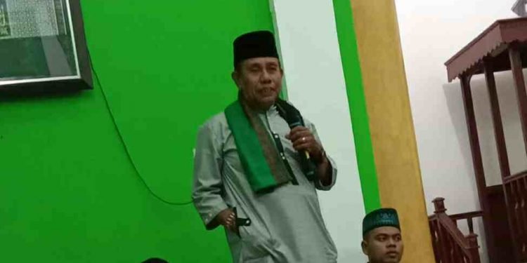 Berikan Tausiyah, Ketua PC NU Batu Bara Safari Ramadhan Ke Masjid Al Munawaroh Pulau Sejuk