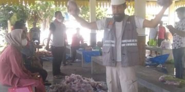 Dinas Sosial Batu Bara Bagikan 4 Ton Daging Segar Kepada Warga Batu Bara