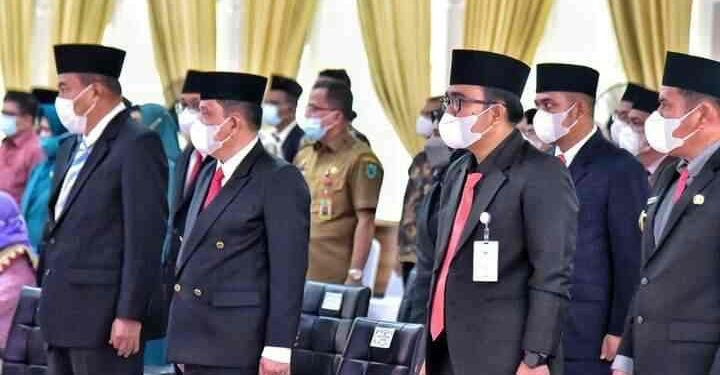 Wakil Bupati Batu Bara Oky Iqbal Frima, SE Hadiri Pelantikan Pj Wali Kota Tebing Tinggi dan Pj Bupati Tapanuli Tengah