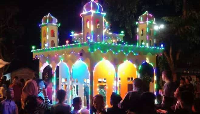 Malam Takbir Kondusif di Tanjung Tiram, PC NU Batu Bara Apresiasi Kapolsek Labuhan Ruku