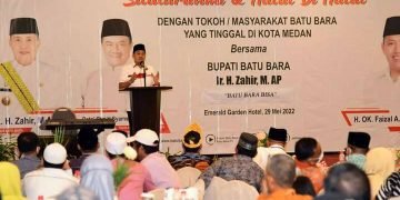 Bupati Zahir Gelar Halal Bi Halal Bersama Masyarakat Batu Bara di Medan