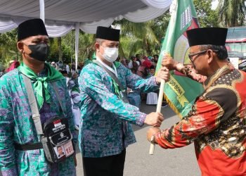 Wakil Bupati Simalungun Berangkatkan Jamaah Calhaj Tahun 2022 Untuk Melaksanakan Ibabah di Tanah Suci Makkah