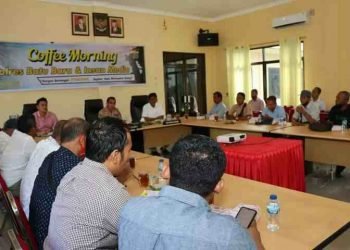 Coffee Morning, Polres Batu Bara dan Insan Pers Bangun Sinergitas