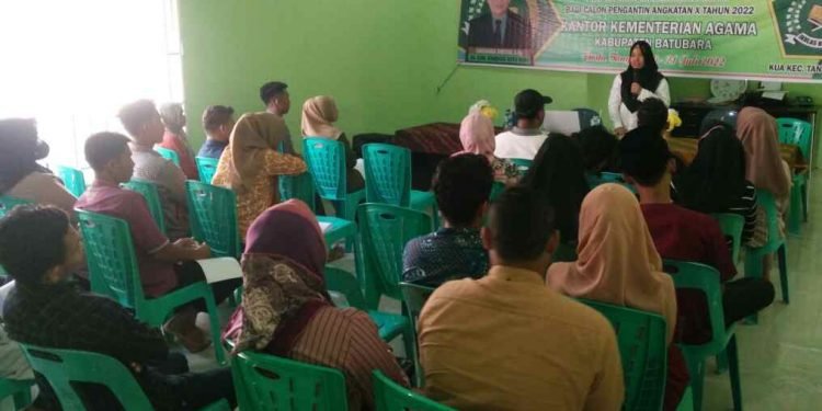 Kemenag Batu Bara Gelar Bimwin Pra Nikah Calon Pengantin Angkatan X Tahun 2022