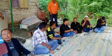 Turut Berduka, Ketua Bravo Lima Batu Bara dan Pengurus Melayat ke Rumah James Panjaitan