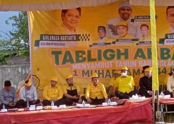 Ketua Partai Golkar Sumut Musa Rajeksyah Bersama Soksi Batu Bara Hadiri Tabligh Akbar di Tanjung Tiram