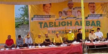 Ketua Partai Golkar Sumut Musa Rajeksyah Bersama Soksi Batu Bara Hadiri Tabligh Akbar di Tanjung Tiram
