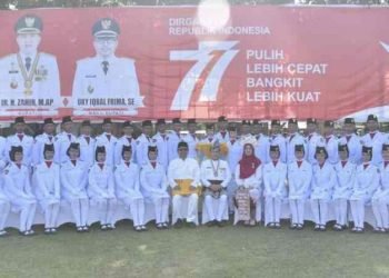 Pemkab Batu Bara Gelar Upacara HUT RI Ke-77 Tahun 2022