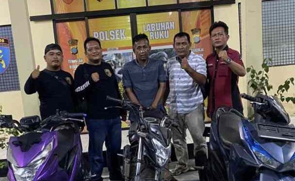 Polsek Labuhan Ruku Ringkus Tersangka Curanmor di Tanjung Balai