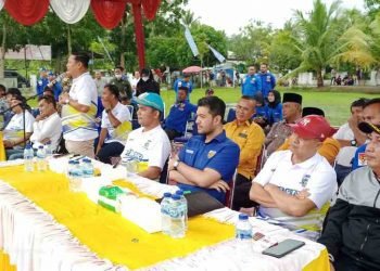 Bupati Zahir Buka Perlombaan Voly Cup KNPI Tahun 2022 dan Resmikan Kantor DPD KNPI Batu Bara