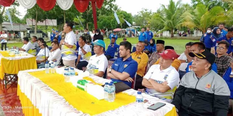 Bupati Zahir Buka Perlombaan Voly Cup KNPI Tahun 2022 dan Resmikan Kantor DPD KNPI Batu Bara