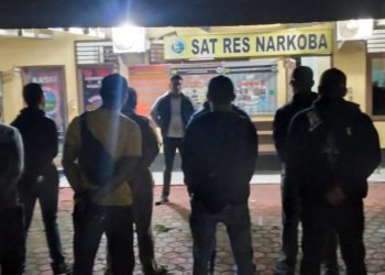 Polres Batu Bara Gelar Razia di Singapore Land, 6  Orang Terciduk Positif Narkoba