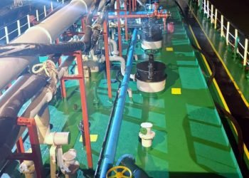 Operasi Patroli Laut Jaring Sriwijaya, Bea Cukai Batam Tangkap Kapal Tanker Bermuatan Minyak Solar Ilegal