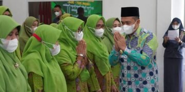 Bupati Batu Bara Hadiri Pelantikan Muslikat Nahdlatul Ulama (NU) Batu Bara Periode 2021 – 2026