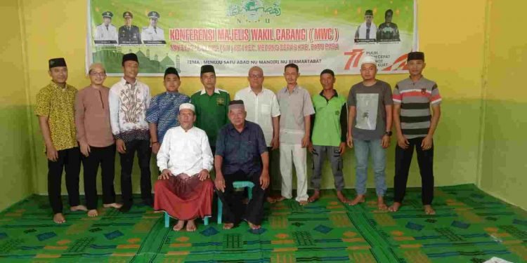 MWC NU Medang Deras Gelar Konfercam, OK Saiful: Mengurus NU Pengabdian dan Pelayan Umat