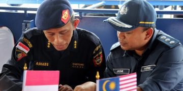 Kuatkan Pengawasan Selat Malaka, Bea Cukai Indonesia Bersama Kastam Diraja Malaysia Gelar Operasi Patkor Kastima Ke-26