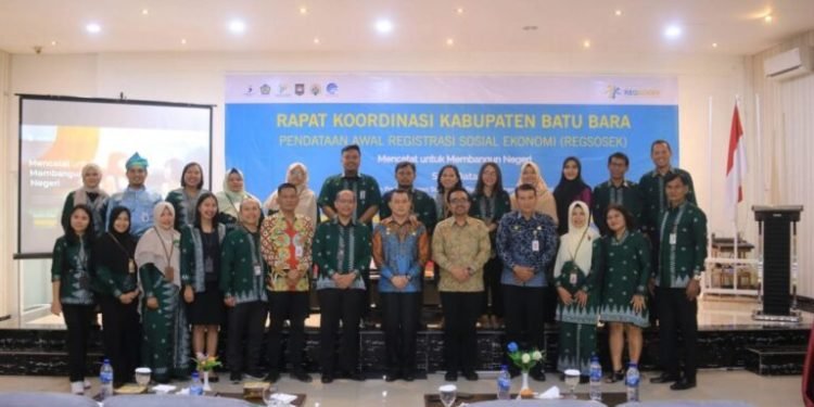 Pemkab Baru Bara Bersama BPS Gelar Rapat Koordinasi Daerah Terkait Regsosek Tahun 2022