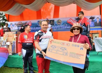 Zahir Lepas 450 Peserta Gowes Jelajahi Negri Batu Bara