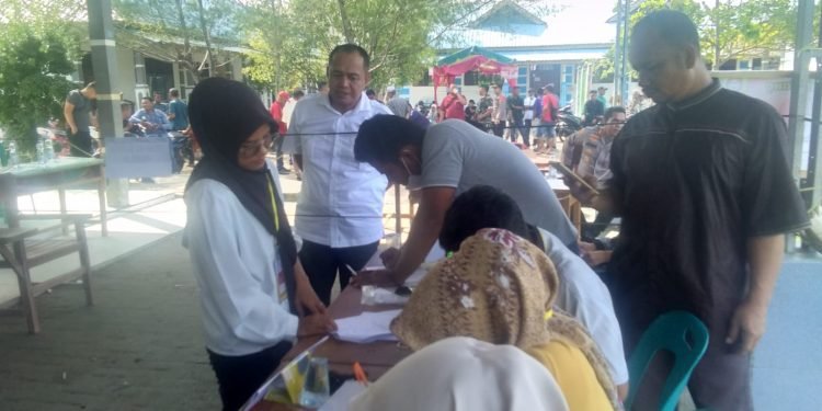 Bupati Batu Bara Tinjau Pelaksanaan Pilkades Batu Bara