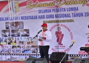 Jelang HUT Ke 77, PGRI Batu Bara Lakukan Berbagai Perlombaan
