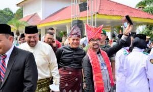 Bupati Batu Bara Ir.Zahir M.Ap hadiri HGN ke 77