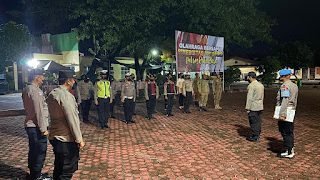 Polres Batu Bara Pimpin Apel Gabungan