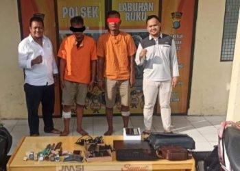 Polsek Labuhan Ruku Tangkap Terduga Pembobol Rumah warga