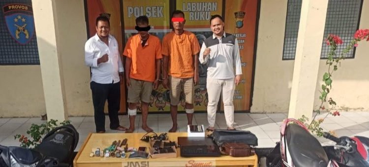 Polsek Labuhan Ruku Tangkap Terduga Pembobol Rumah warga