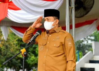 Bupati Batu Bara Pempin Apel Gabungan Perdana Tahun 2023