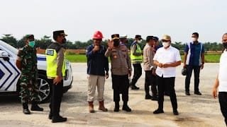 Kapolres Batu Bara Dampingi Kapolda Sumut Cek Jalur Alterlanatif Arus Balik Mudik Nataru