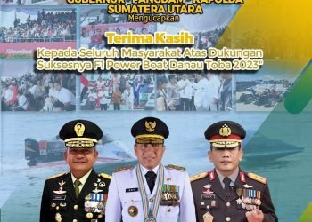 F1 Powerboat Sukses, Gubernur, Pangdam dan Kapolda Sumut Beri Apresiasi TNI Polri