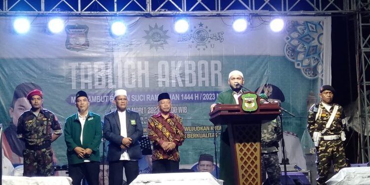 Pertama kali Tiga Ormas Islam Adakan Tabligh Akbar Bersama di Lapangan H. Adam Malik Kota Pematang Siantar