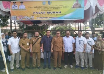 Sambut Bulan Suci Ramadhan, DisnakerPerindag Gelar Pasar Murah