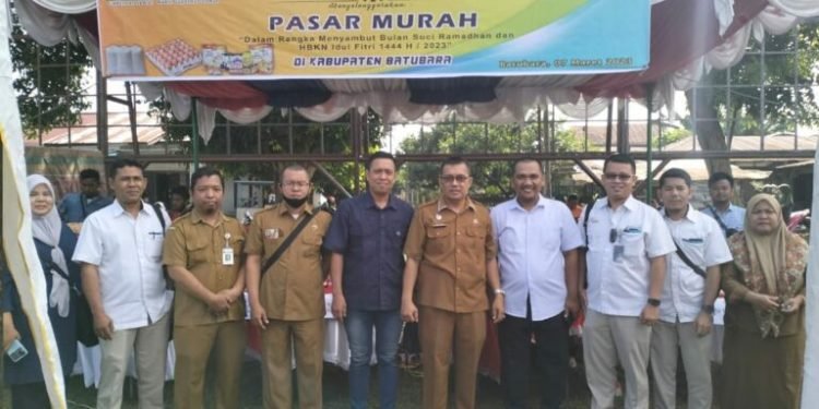 Sambut Bulan Suci Ramadhan, DisnakerPerindag Gelar Pasar Murah