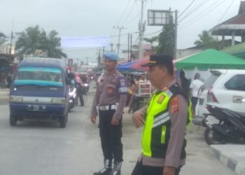 Polsek Labuhan Ruku Bersama Forkopimca Melakukan Pengaman Ramadhan
