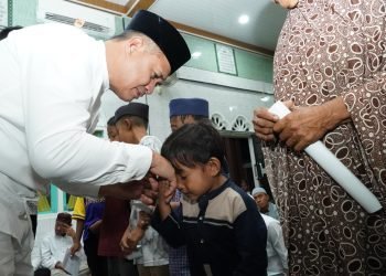 Bupati Zahir Safari Ramadhan Perdana di Kecamatan Medang Deras