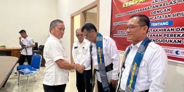 Kalapas Narkotika Kelas IIA Pematang Siantar dan Kadis Dukcapil Tanda Tangani Perjanjian Kerjasama