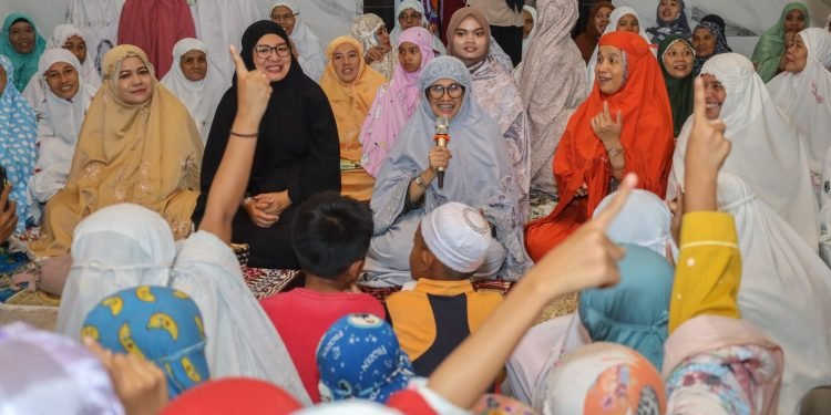 dr Susanti Lanjutkan Safari Ramadhan di Masjid Amalliyah Jalan Teratai