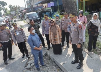 dr Susanti Bersama Kapolres Tinjau Kesiapan Jalur Utama dan Jalur Alternatif Mudik Lebaran
