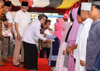 Awali Peringatan HUT ke-152 Kota Pematang Siantar, dr Susanti Santuni Anak Yatim Piatu