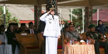 Pimpin Upacara Peringatan Hari Otda, dr Susanti Ajak Semua Unsur Beri yang Terbaik untuk Kota Pematang Siantar