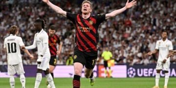 Real Madrid lawan  Manchester City berakhir imbang 1-1