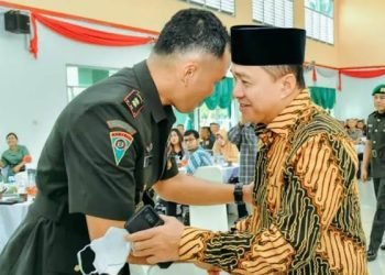 Zahir Hadiri HUT ke 61 Yonif 126 KC