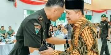 Zahir Hadiri HUT ke 61 Yonif 126 KC